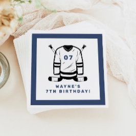 Guardanapo De Papel Aniversário do Jogador de Hóquei WAYNE