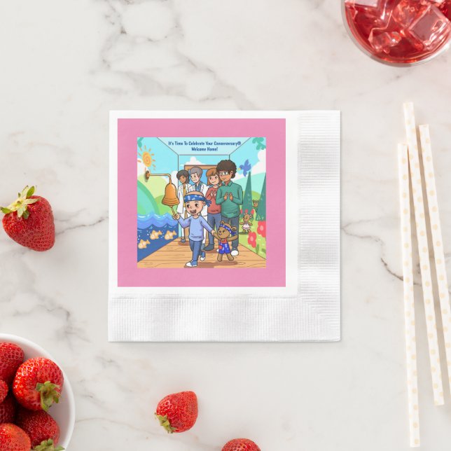 Guardanapo De Papel Aniversário do Partido dos Cocktail cancer Napkins (Insitu)