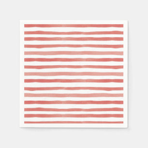 Guardanapo De Papel Aniversário do Pirata Vermelho e Branco