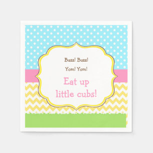 Guardanapo De Papel Aniversário do Querido Urso e do Bumble