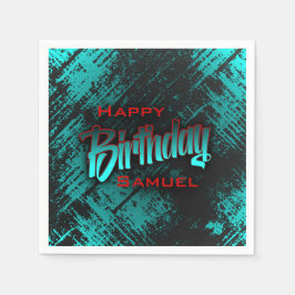 Guardanapo De Papel Aniversário do Teen Boy