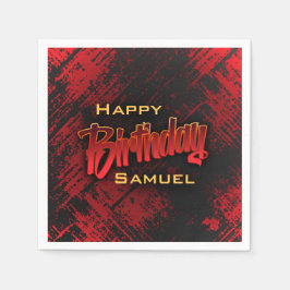 Guardanapo De Papel Aniversário do Teen Boy