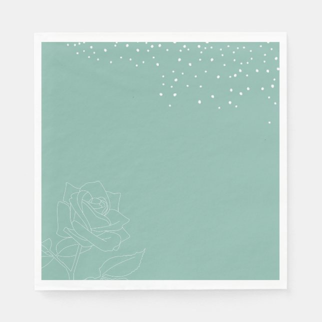 Guardanapo De Papel aniversário do Unicorn (Frente)