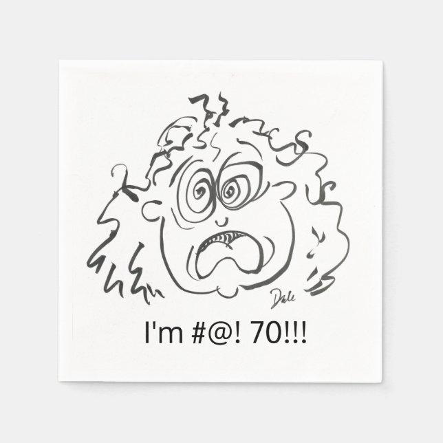 Guardanapo De Papel Aniversário Napkin (Frente)