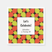 Aniversário Personalizado do Padrão Retroativo de 