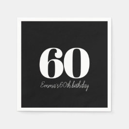 Guardanapo De Papel Aniversário personalizado e sofisticado