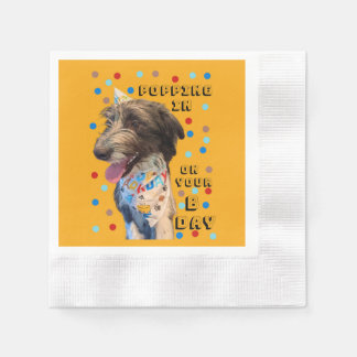 Guardanapo De Papel Aniversário Pop Em Papel De Puppia Napkin