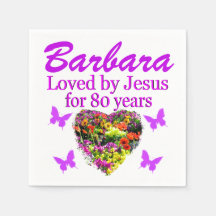 ANIVERSÁRIOS PERSONALIZADOS DE 80 FLORAL