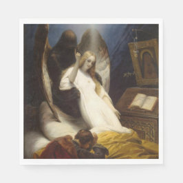 Guardanapo De Papel Anjo da Morte (Indo ao Céu) (Horace Vernet)