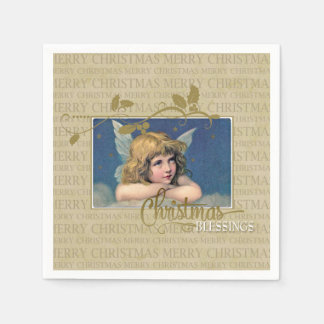 Guardanapo De Papel Anjo das Bênçãos de Natal