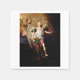 Guardanapo De Papel Anjo guardião de Vladimir Borovikovsky