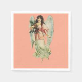 Guardanapo De Papel Anjo Guardião Vigilância Divina e Arte da Graça