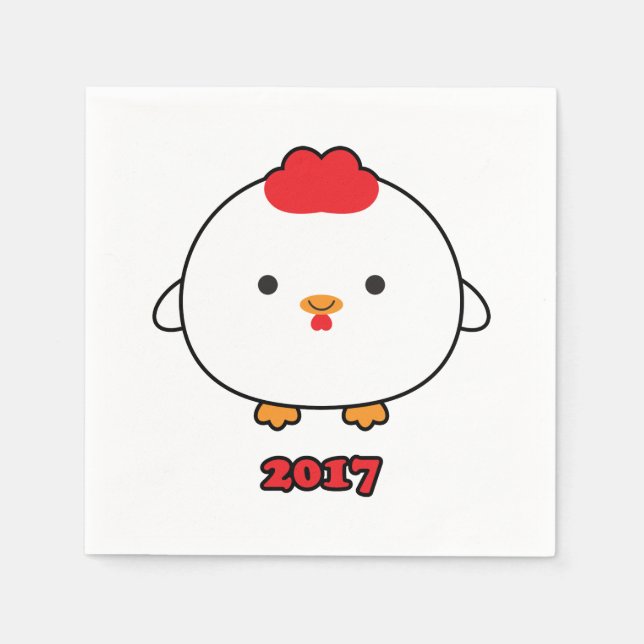 Guardanapo De Papel Ano do Livro Napkins 2017 (Frente)