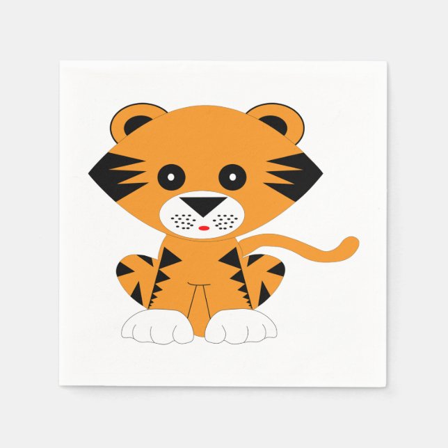 Guardanapo De Papel Ano do Tigre 2022 (Frente)