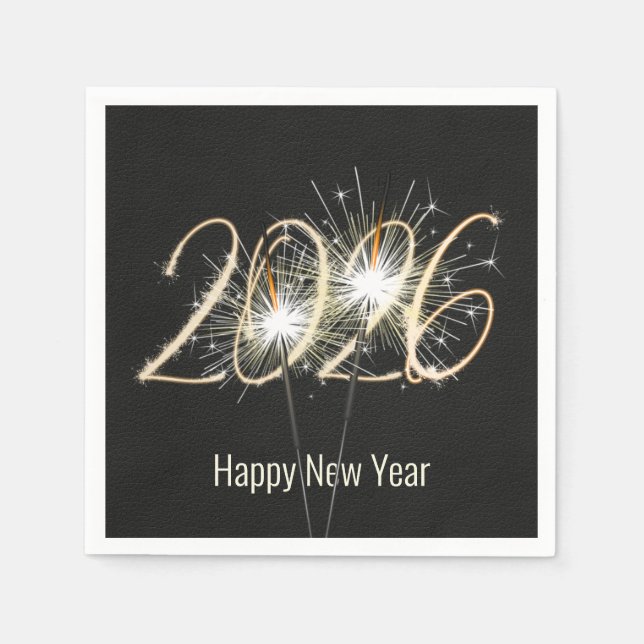 Guardanapo De Papel Ano Novo 2026 Partidários Napkins (Frente)