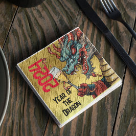 Guardanapo De Papel Ano Novo do serviço Dragon Chinês