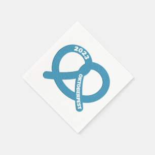 Guardanapo De Papel Ano Personalizado Pretzel Brezel Oktoberfest 2023
