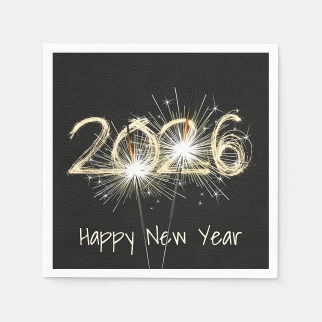 Guardanapo De Papel Anos novos de 2026 (Frente)