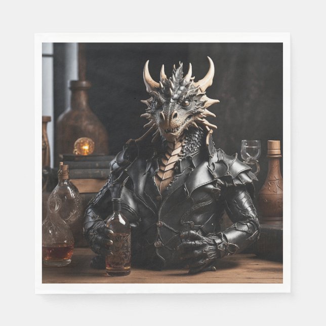 Guardanapo De Papel Anos novos de Dragão Chinês (Frente)