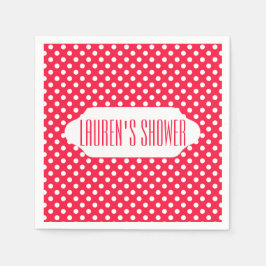 Guardanapo De Papel Antecedentes de papel personalizado do Red & White