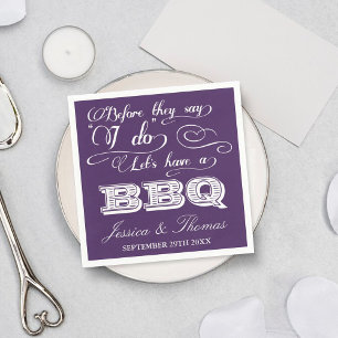 Guardanapo De Papel Antes Que Digam Que Vou Ter Um CHURRASCO!-Roxo