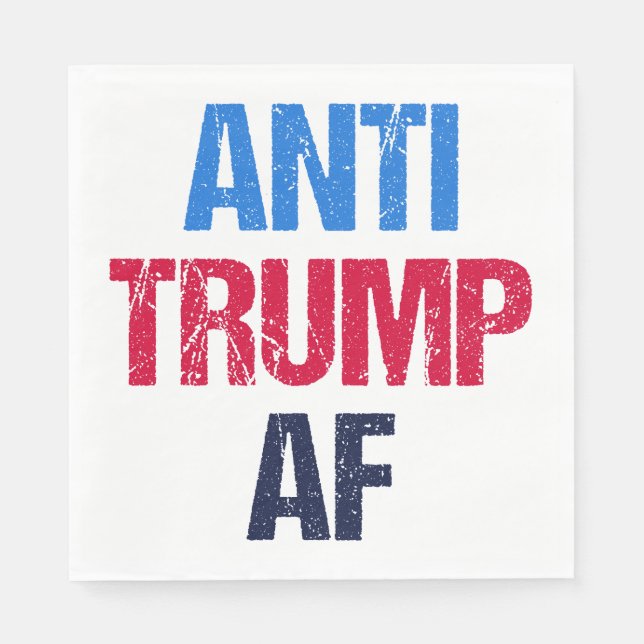 Guardanapo De Papel Anti-Trump AF I (Frente)