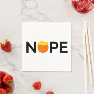 Guardanapo De Papel Anti-Trump - Edição Nope