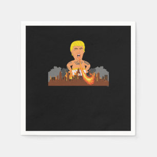 Guardanapo De Papel Anti-Trump Liberdade Comunista Político Im
