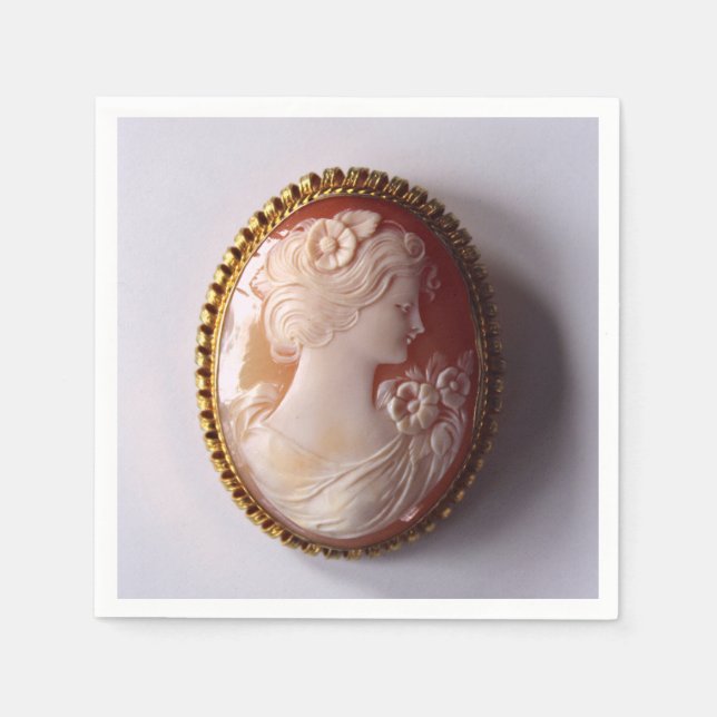 Guardanapo De Papel Antique Cameo (Frente)