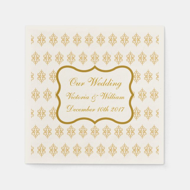 Guardanapo De Papel Antique Casamento de rendas Napkins (Frente)