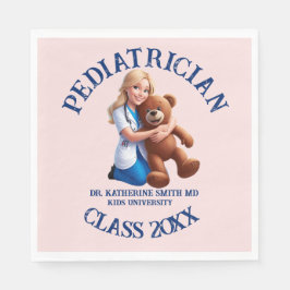 Guardanapo De Papel antistress pediatrician teddy bear kids university