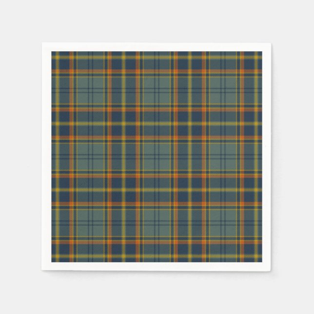 Guardanapo De Papel Antrim County Irish Tartan (Frente)