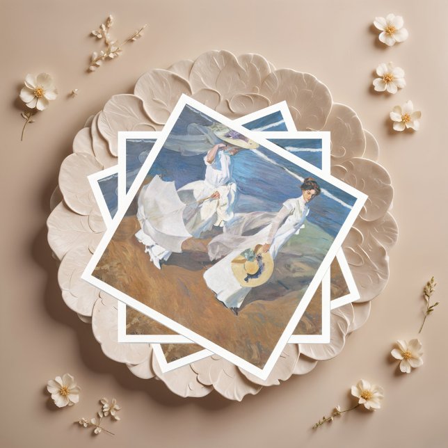 Guardanapo De Papel Ao longo do litoral, Joaquín Sorolla (Criador carregado)