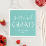 Guardanapo De Papel Apenas um Formando radical Turquoise Funny 2022 Gr<br><div class="desc">Celebre sua Formando com esta personalizada Festa de formatura "Turquoise Funny 2022",  personalizada com seu nome e ano de graduação - todas as cores podem ser alteradas se quiser!</div>