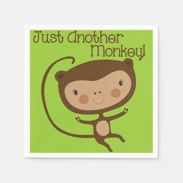 Guardanapo De Papel Apenas um outro macaco (Frente)