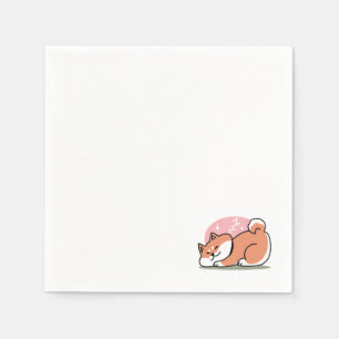 Guardanapo De Papel Apenas um Shiba Mente Baixo: Design de Shiba Inu C