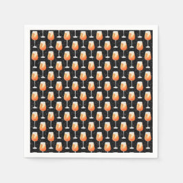 Guardanapo De Papel Aperol Spritz Pattern