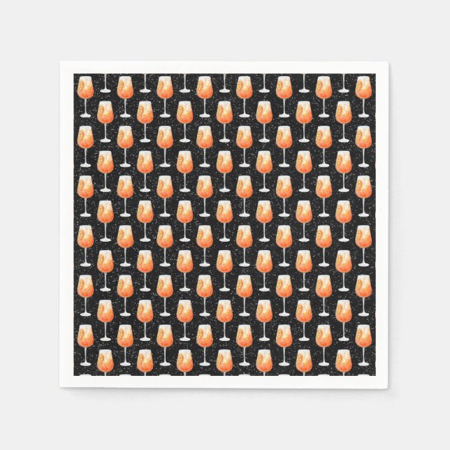 Guardanapo De Papel Aperol Spritz Pattern (Frente)