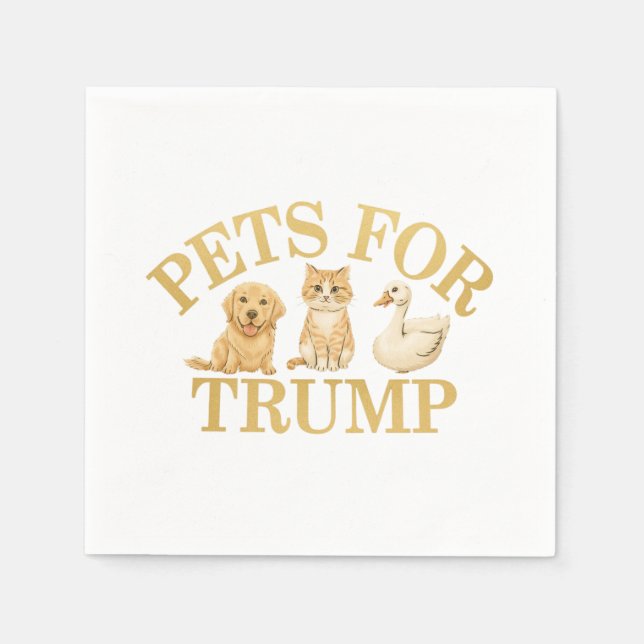 Guardanapo De Papel Apoio do Trump Show a Donald Trump 2024 (Frente)