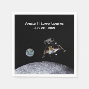 Guardanapo De Papel Apollo 11 Aterrissagem lunar