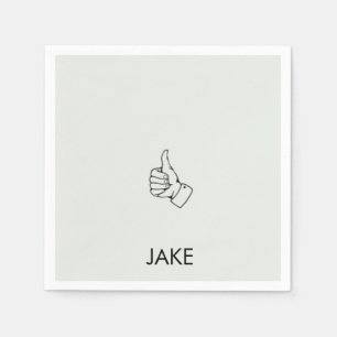 Guardanapo De Papel Aposentação Personalizada - Ataque Para Cima Cockt