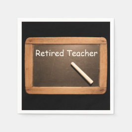 Guardanapo De Papel Aposentado Papel de Aposentação de Professores Nap