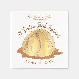 Guardanapo De Papel Apple Dumplings Amish Pensilvânia Comida Holandesa