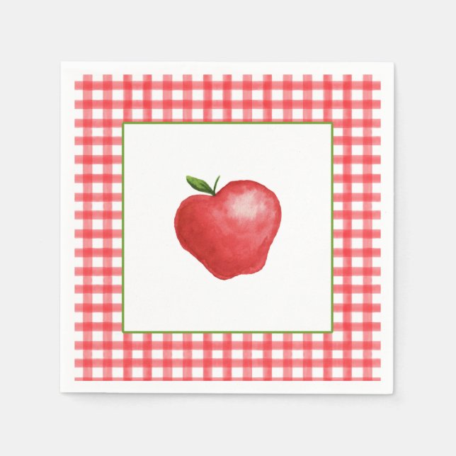 Guardanapo De Papel Apple Party Napkin (Frente)