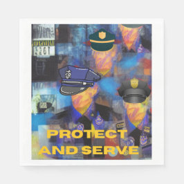 Guardanapo De Papel Apreciação da Polícia