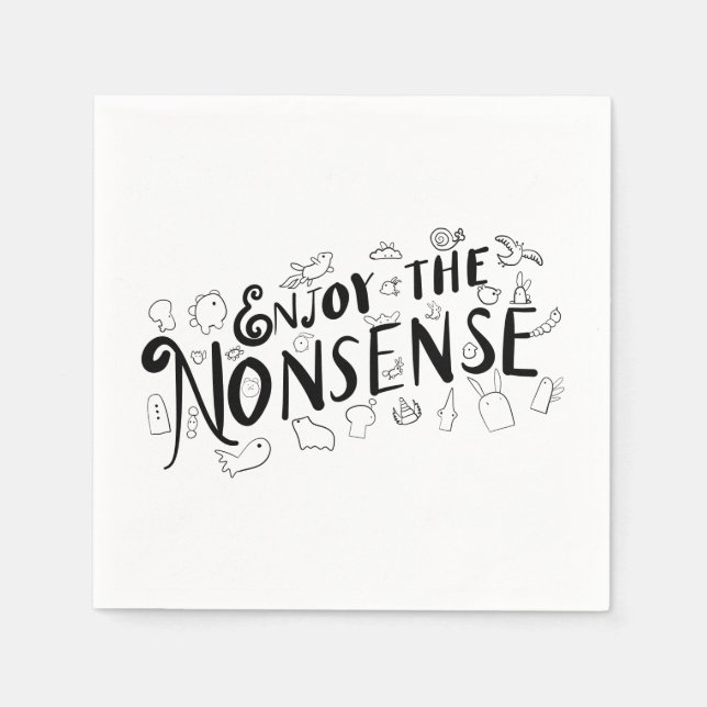 Guardanapo De Papel Aproveite o disparate (Frente)