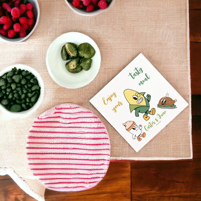 Guardanapo De Papel Aproveite sua refeição saborosa (Criador carregado)