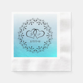 Guardanapo De Papel Aqua Blue Scratches Personalizados