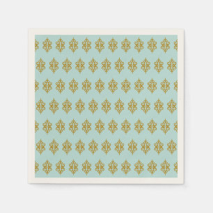 Guardanapo De Papel Aqua Lace Napkins