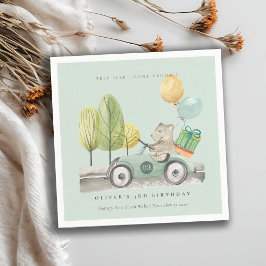 Guardanapo De Papel Aqua Verde Qualquer Carro Festa de aniversário Ida